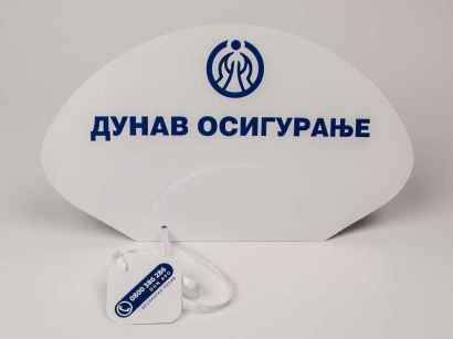 Promo papirne lepeze "Dunav Osiguranje"
