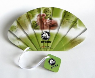 Papirne promo lepeze "Crocs"