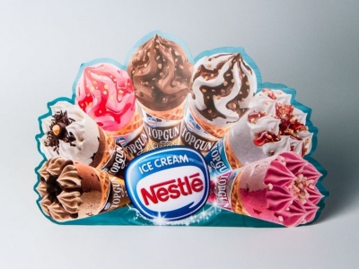 Reklamne lepeze "Nestle"