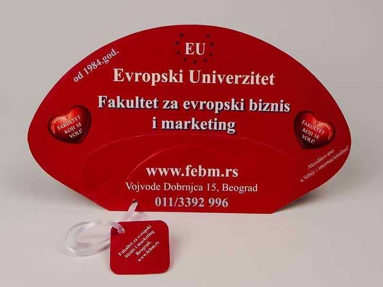 Reklamne lepeze "EU University"