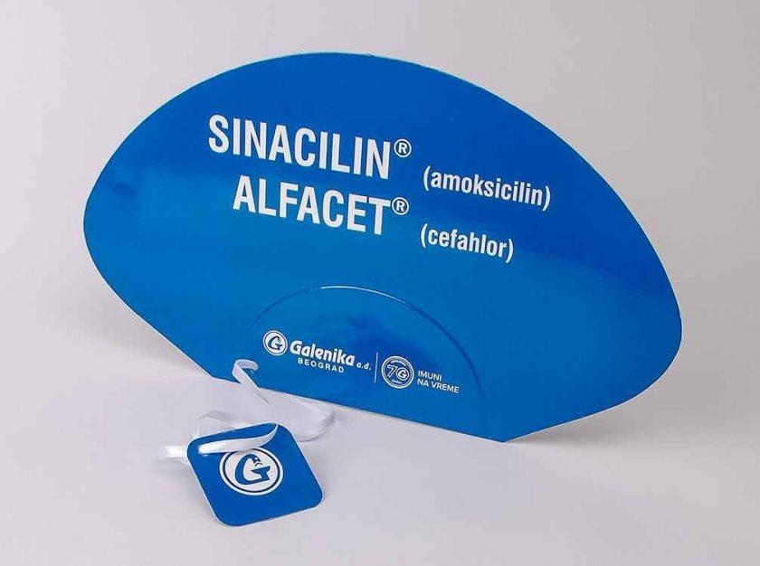 Lepeza "Galenika" (Sinacilin + Alfacet)