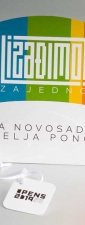 Promo lepeze "Izađimo zajedno" (prva Novosadska nedelja ponosa)